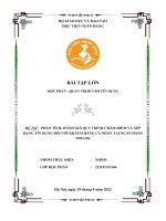 Phân tích, đánh giá quy trình chấm điểm và xếp hạng tín dụng đối với khách hàng cá nhân tại một NHTM việt namphân tích, đánh giá quy trình chấm điểm và xếp hạng tín dụng đối với khách hàng cá nhân tại ngân hàng TPbank