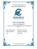 BÁO CÁO MÔN HỌC ĐỒ ÁN LẬP TRÌNH.NET ĐỀ TÀI XÂY DỰNG PHẦN MỀM QUẢN LÝ ĐIỂM SINH VIÊN