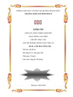 tạo hình làm hoa tặng mẹ