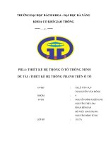 THIẾT kế hệ THỐNG ô tô THÔNG MINH đề tài  THIẾT kế hệ THÔNG PHANH TRÊN ô tô 