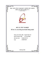 ĐỒ án tốt NGHIỆP đề tài xe cân bằng hai bánh thông minh 