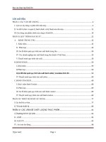 báo cáo thực tập công nghiệp kinh đô cuối kỳ