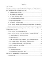 Thực trạng xây dựng nội quy lao động trong các doanh nghiệp việt nam hiện nay – nghiên cứu thực tiễn nội dung chính của nội quy lao động tại công ty cổ phần ASIA PACIFIC 