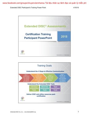 The Extended DISC Model