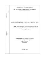 ĐỒ án THIẾT kế sản PHẨM đa PHƯƠNG TIỆN nghiên cứu lý thuyết mô hình thiết kế lấy người dùng làm trung tâm và ứng dụng đề xuất giải pháp thiết kế cải thiện ứng dụng giao hàng tiết kiệm 