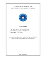 Giáo trình Quản trị Marketing (Nghề: Quản trị doanh nghiệp vừa và nhỏ - Cao đẳng) - Trường Cao đẳng Cộng đồng Đồng Tháp
