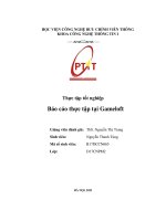 Thực tập tốt nghiệp Báo cáo thực tập tại Gameloft Quản lý phiên bản (Version Control) và TortoiseSVN Ứng dụng CC++ và Framework có sẵn để làm bài tập Physic