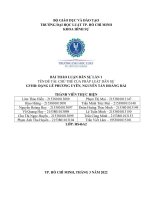 BÀI THẢO LUẬN DÂN SỰ  CHỦ THỂ CỦA PHÁP LUẬT DÂN SỰ Những điểm giống nhau và khác nhau giữa hạn chế năng lực hành vi dân sự và mất năng lực hành vi dân sự