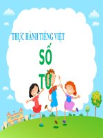 Giáo án trình chiếu (điện tử) tiết Thực hành tiếng việt Số từ (bài 3) Ngữ văn 7 sách kết nối tri thức với cuộc sống