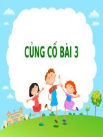 Giáo án trình chiếu (điện tử) tiết Củng cố mở rộng Bài 3 Ngữ văn 7 sách kết nối tri thức với cuộc sống