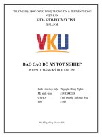 ĐỒ ÁN TỐT NGHIỆP WEBSITE ĐĂNG KÝ HỌC ONLINE