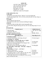 Giáo án THƠ RONG và cá