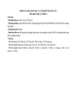 KT GIỮA kì 2 MÔN KHOA HỌC TỰ NHIÊN 6   (chân trời sáng tạo)