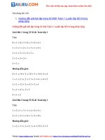 Tải Giải Toán lớp 1 trang 52 SGK: Luyện tập Số 0 trong phép cộng đầy đủ