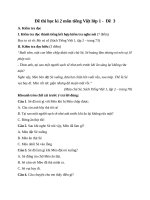 Đề thi học kì 2 môn tiếng việt lớp 1 (đề 3) 