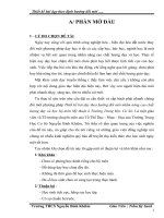 (SKKN HAY NHẤT) thiết kế bài dạy theo hướng đổi mới nhằm nâng cao chất lượng dạy và học bộ môn mỹ thuật ở trường trung học cơ sở 