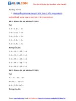 Tải Giải Toán lớp 1 trang 60 SGK: Luyện tập phép trừ trong phạm vi 5 đầy đủ