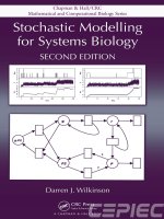 Stochastic modelling for systems biology, second edition  (1) 