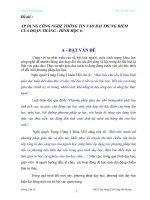 (SKKN HAY NHẤT) áp DỤNG CÔNG NGHỆ THÔNG TIN vào bài TRUNG điểm của đoạn THẲNG   HÌNH học 6  