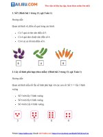 Tải Giải bài tập Toán lớp 1 trang 13: Các số 4, 5, 6 - sách Cánh Diều