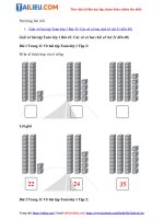 Tải Giải VBT Toán lớp 1 Tập 2 trang 11, 12 Bài 43: Các số có hai chữ số (từ 21 đến 40) - Cánh Diều