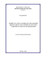 Nghiên cứu đề xuất giải pháp nâng cao hiệu quả thu gom hỗn hợp dầu khí từ giàn cố định về giàn công nghệ trung tâm CTP3 tại mỏ bạch hổ  