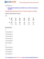 Tải Giải Toán lớp 1 trang 159 SGK: Phép trừ trong phạm vi 100 (tiếp) đầy đủ