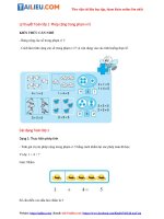 Tải Tổng hợp lý thuyết Toán lớp 1: Phép cộng trong phạm vi 5 (đầy đủ)