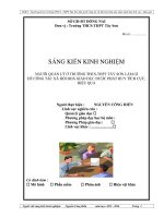 (SKKN HAY NHẤT) người quản lý ở trường THCS –THPT tây sơn làm gì để công tác xã hội hóa giáo dục được phát huy tích cực,  hiệu quả  