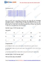 Tải Giải VBT Toán lớp 1 trang 72 - 73 Tập 2 Bài 130 đầy đủ