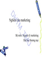 Nghiên cứu marketing 