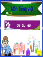 slide giảng dạy tiếng việt 1 bài 43 