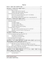 Tính toán thiết kế hệ thống điều hòa không khí cho không gian làm việc trong công trình; thiết kế các hệ thống thông gió...