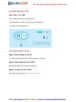 Tải Tổng hợp lý thuyết Toán lớp 1: Số 6 (đầy đủ)