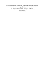 47 ESL conversation topics with questions vocabulary writing prompts for beginner intermediate teenagers adults 