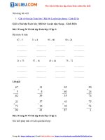 Tải Giải VBT Toán lớp 1 Tập 2 trang 56, 57 Bài 66: Luyện tập chung - Cánh Diều