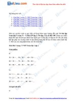 Tải Giải VBT Toán lớp 1 trang 71 - 72 Tập 2 Bài 129 đầy đủ