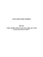 (SKKN HAY NHẤT) một số kinh nghiệm hay trong quá trình giảng dạy môn giáo dục công dân THCSg 