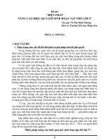 (SKKN HAY NHẤT) biện pháp nâng cao hiệu quả giờ sinh hoạt tập thể lớp 5 