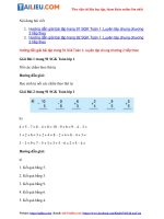 Tải Giải Toán lớp 1 trang 91, 92 SGK: Luyện tập chung chương 2 tiếp theo đầy đủ