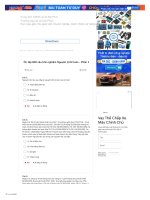 trắc nghiệm nguyên lý kế toán