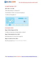 Tải Tổng hợp lý thuyết Toán lớp 1: Số 9 (đầy đủ)