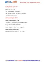 Tải Tổng hợp lý thuyết Toán lớp 1: Số 7 (đầy đủ)