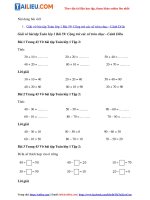 Tải Giải VBT Toán lớp 1 Tập 2 trang 43 Bài 59: Cộng trừ các số tròn chục - Cánh Diều