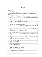 Đồ án phát triển sản phẩm may váy denim cho trẻ từ 3 – 5 tuổi.