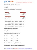 Tải Giải bài tập Toán lớp 1 trang 57: Phép trừ trong phạm vi 6 - sách Cánh Diều