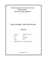 BÁO cáo THỰC tập cơ sở NGÀNH  tìm HIỂU về các vị TRÍ VIỆC làm của CÔNG TY INTERPLUS LOGISTICS 