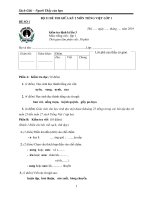 BỘ 21 đề THI GIỮA kỳ 2 môn TIẾNG VIỆT lớp 1