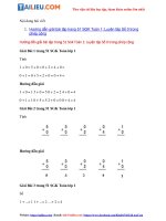 Tải Giải Toán lớp 1 trang 51 SGK: Số 0 trong phép cộng đầy đủ