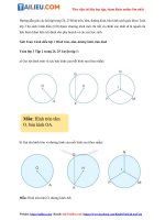 Tải Giải Toán 3 Hình tròn, tâm, đường kính, bán kính trang 24, 25 Cánh diều
